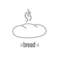 Bread logo . Vector 10eps.