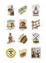 Bread, long loaf or baguette. Engraved hand drawn in old sketch and vintage style for label, logo and menu, bakery shop.