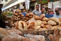 Bread at Mahane Yehuda, shuk, Jewish grocery market in Jerusalem, Israel