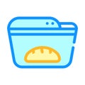 Bread maker color icon vector symbol illustration