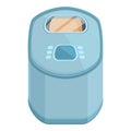 Bread maker food icon cartoon vector. Recipe cook food