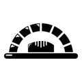 Bread oven icon , simple style