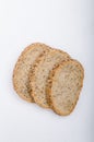 Bread photography, white background