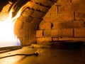 Bread or pizza Oven, A traditional brick oven for cooking and baking Royalty Free Stock Photo