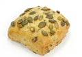 Bread with pumpkin seed Royalty Free Stock Photo