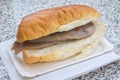 Bread with raw herring