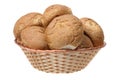 Bread Rolls in Basket Royalty Free Stock Photo