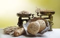 Bread. Rural still life. Royalty Free Stock Photo