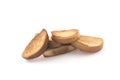 Bread rusks isolated on a white background Royalty Free Stock Photo