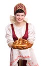 Bread-and-salt welcome Royalty Free Stock Photo