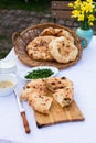 Bread scone, traditional hungarian food