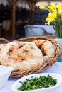 Bread scone, traditional hungarian food