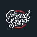 Bread Shop lettering logo
