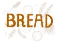 Bread sign with wheat