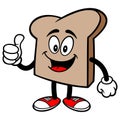 Bread Slice with Thumbs Up