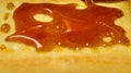 bread slice view deliciously crunchy honey