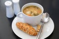 Bread and soup