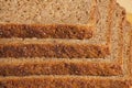 Bread stacked pyramid Royalty Free Stock Photo