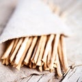 Bread sticks grissini Royalty Free Stock Photo