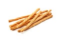 Bread Sticks, Pretzel Straws, Sesame Grissini, Pretzels Snack with Sesame Seeds, Long Rusks