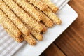 Bread sticks with sesame Royalty Free Stock Photo