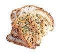 Bread with sun flower seeds and seasame Royalty Free Stock Photo