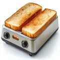 Bread Toaster Isolated for Quick and Easy Breakfast Preparation Royalty Free Stock Photo