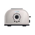 Bread toaster isolated vector icon