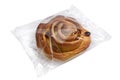 Bread in transparent plastic folie Royalty Free Stock Photo