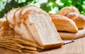 Bread and whole wheat Royalty Free Stock Photo