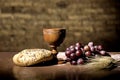 Bread and wine Royalty Free Stock Photo