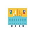 Breadboard Power Supply Icon for Electronics Projects Royalty Free Stock Photo