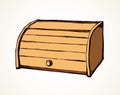 Breadbox. Vector drawing