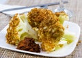 Breaded cauliflower