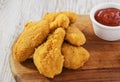 Breaded chicken wings Royalty Free Stock Photo