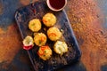 Fried cheese balls Royalty Free Stock Photo