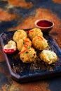 Fried cheese balls Royalty Free Stock Photo