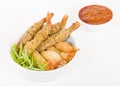 Breaded Prawns Royalty Free Stock Photo