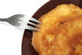 Breaded tenderloin Royalty Free Stock Photo