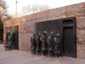 The Breadline Sculpture at FDR Memorial Royalty Free Stock Photo