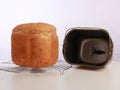 Breadmaker Loaf with bucket and paddle