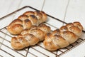 Breadrolls with poppy seeds