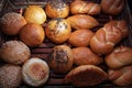 Breads in basket