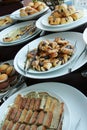 Breads at buffet breakfast