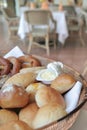 Breads at restaurant Royalty Free Stock Photo