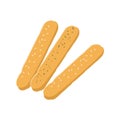 Breadstick vector illustration with flat style