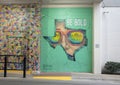 `Break Through & Be Bold`, a mural by Michelle Dekkers in the West Village, Dallas, Texas