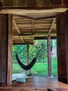 A break in a cabin in the Costa Rican Caribbean