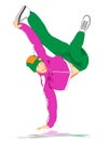 Break dancer Royalty Free Stock Photo