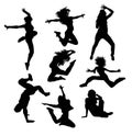 Break Dancer Activity Silhouette